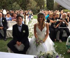 Tonigar Cerimoniere - Sposi emozionati a Villa Pocci