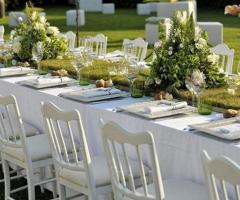 Tavolo imperiale in stile country per le nozze