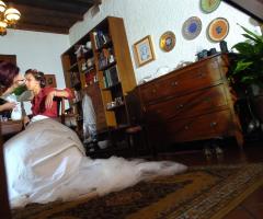 Il trucco della sposa.