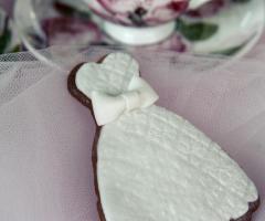 Biscotto abito da sposa