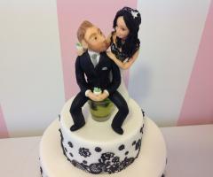 Cake topper sposini