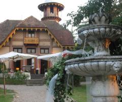 facciata villa e fontana - Villa Crocioni