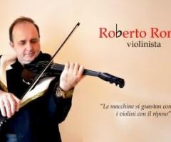Roberto Ronco Violinista - Il violino elettrico 4 corde midi + Roland Gr55 per brani moderni