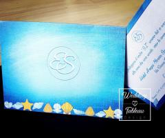 Wedding & Tableau design - Partecipazione tema mare