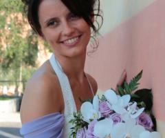 Fotografia della sposa sorridente