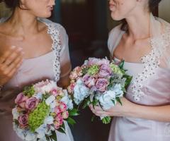 Bouquet in stile country per le damigelle