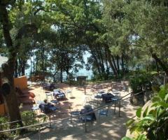 Il parco della location di matrimonio