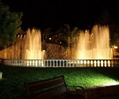 Fontane della location di matrimonio