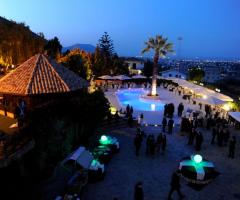 Poggio Normanno Ricevimenti - Matrimonio serale a bordo piscina