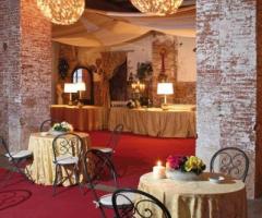 Sala allestita per il matrimonio