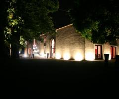 Esterno del ristorante per ricevimento di matrimonio la Tenuta Favazza