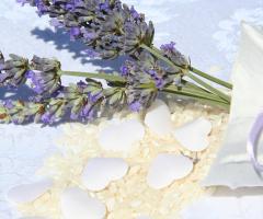 Papery Wedding - Cono riso lilla