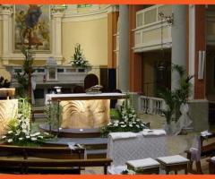 Addobbo floreale chiesa