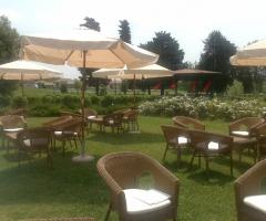 Zona relax per sposi e invitati