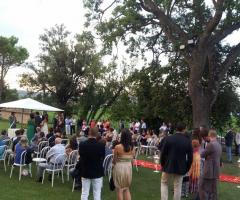 ricevimento in giradino