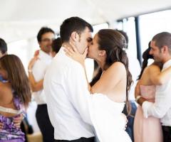 Foto del bacio degli sposi