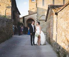 Foto coppia uscita chiesa