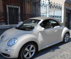 New Beetle Cabrio - Bella anche con la capotte panna