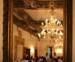 Particolare della sala per il matrimonio