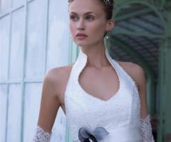 Le Spose di Ravel - Abito da sposa con fiore colorato in vita