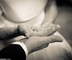 Fotografia dello scambio degli anelli