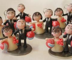 sposini portafoto personalizzati con caschi