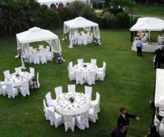 Organizzazione del ricevimento nuziale in giardino