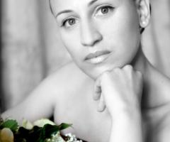 Ritratto sposa in bianco e nero - Marcello Chiappini Foto D'autore
