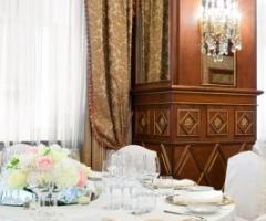 Tavolo per il ricevimento di matrimonio