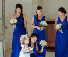 Patrizia Bucchieri Events Wedding Planner - Damigelle in blu