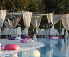 Ricevimento di matrimonio a bordo piscina - Relais Tenuta San Domenico
