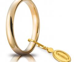 Fede comoda 3 mm oro giallo