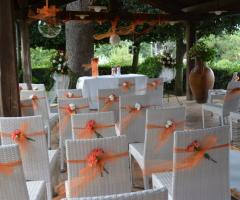 Cerimonia di matrimonio in giardino a Grottaferrata