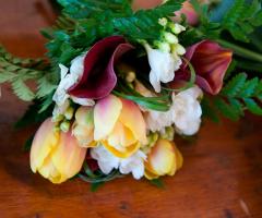 Il bouquet di tulipani per la sposa