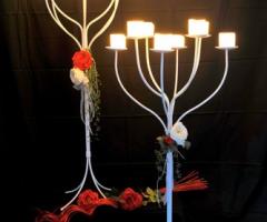Candelabri per ambientazioni romantiche