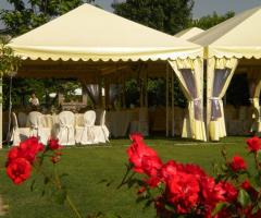 Gazebo per il ricevimento di matrimonio