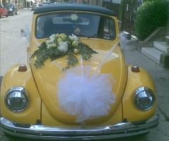 Addobbo macchina degli sposi - Fioreria Gabriella