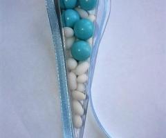 Io domani Associazione Onlus - -La bomboniera a forma di cono azzurro