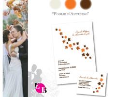 Elisabetta Brustio Grafica creativa - Il tema foglie d'autunno