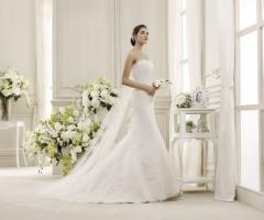 Vestito da sposa a sirena con strascico - Linea Nicole