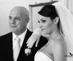 Foto della sposa con il padre