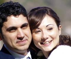 Ritratto felice sposi