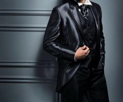 Completo per lo sposa dall'effetto lucido