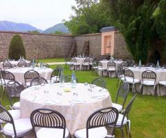 allestimento in giardino