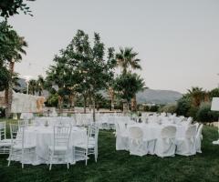 Manfredi Ricevimenti - Allestimento all'aperto di sera