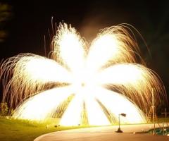 Giochi pirotecnici per la festa di matrimonio