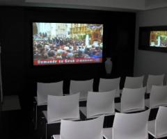 Sala cinema dell'attico