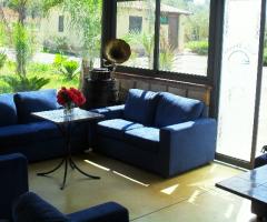 Valle Dorata - Area relax del ristorante