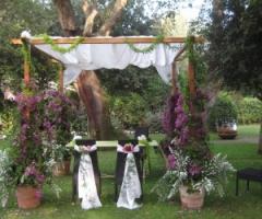 Cerimonia di matrimonio in giardino