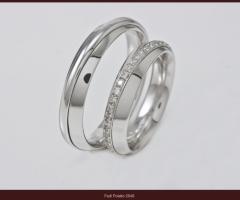 Biffi Gioielli - Fedi in platino con brillantini